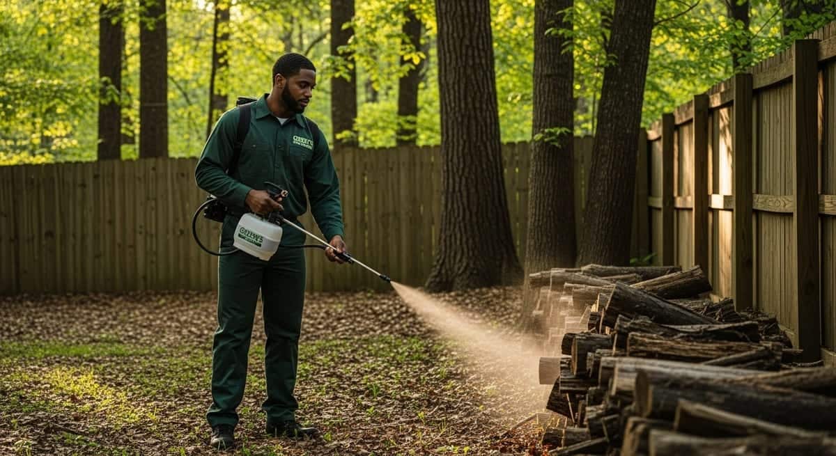 Yard spray tick control